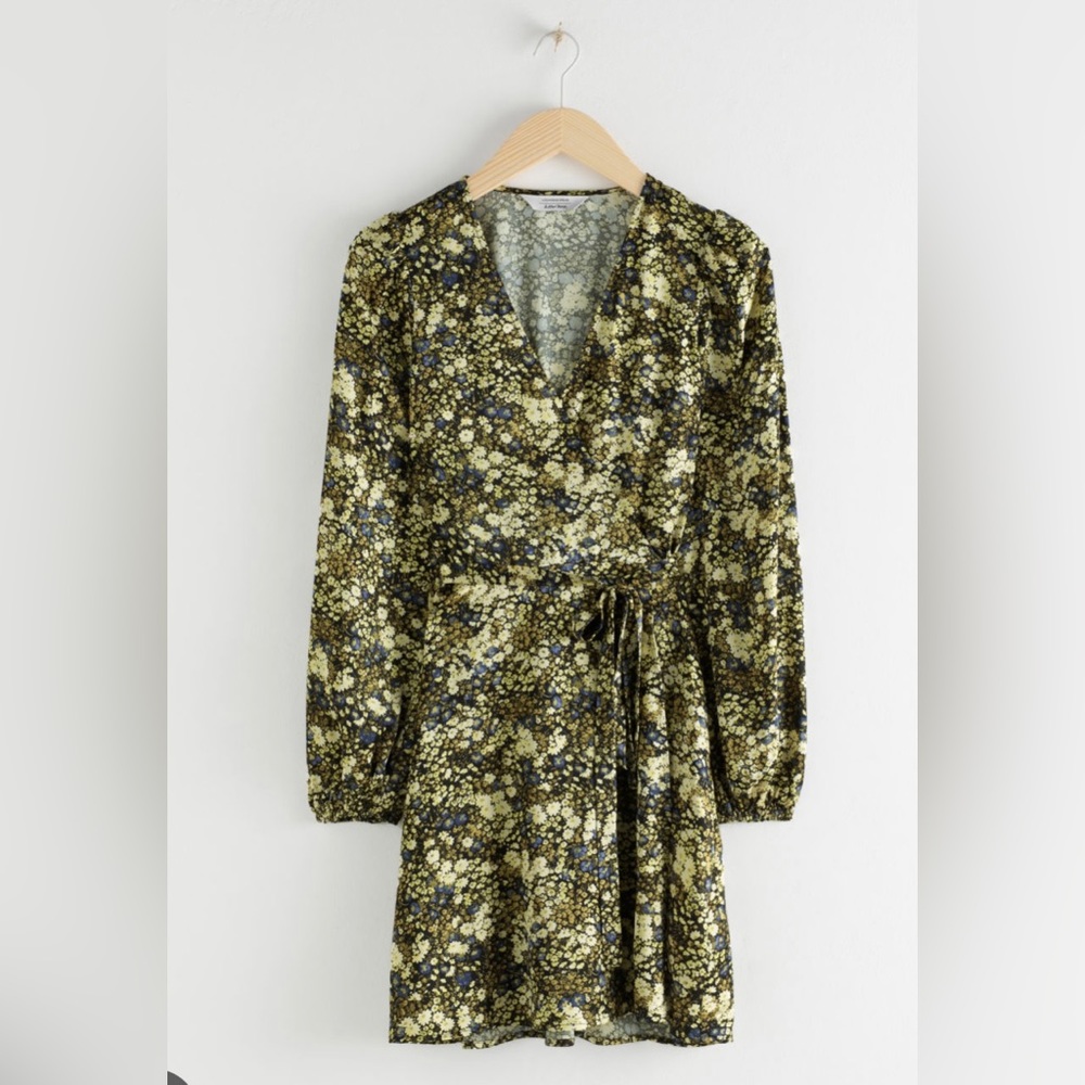 NWT & Other Stories Puff Sleeve Floral Mini Dress